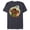 Navy Heather, variant on Disney Moana and Maui Best Friends Adventure Together - Short Sleeve Blended T-Shirt for Adults - Customized-Purple