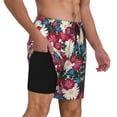 thumbnail image 3 of Daiia Beautiful Flower Mens Swim Trunks Swim Shorts Quick Dry Swim Shorts with Mesh Lining Pockets-XX-Large, 3 of 9
