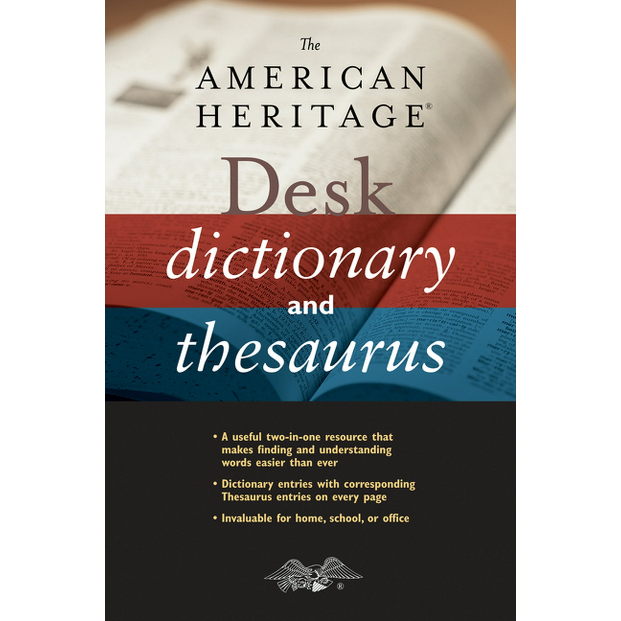 The American Heritage Desk Dictionary and Thesaurus, (Hardcover)