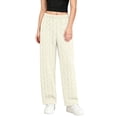 thumbnail image 3 of YABCSAZ Sherpa Pajama Pants for Women Soft Elastic Wasit Fluffy Pj Pants Soft Warm Comfy Lounge Fleece Lined Sleepwear Bottoms, 3 of 8