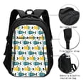 thumbnail image 3 of Disketp Funny Boats Travel Laptop Backpack, Laptops Backpack with USB Charging Port, Water Resistant Computer Bag Gift for Men & Women, 3 of 7