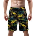 thumbnail image 1 of NICKSUN Men's Swim Trunks, Cute Print Quick Dry Summer Board Beach Shorts with Mesh Lining and Pockets, 1 of 6