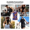 thumbnail image 3 of Yiaed Cute Flat Hand Drawn Fishes Print Men's Singlet Vests Summer Running Muscle Tank Tops Gym Undershirt Round Neck Sleeveless for man, 3 of 5