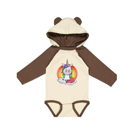 

Inktastic Unicorn Rainbow Gift Baby Boy or Baby Girl Long Sleeve Bodysuit