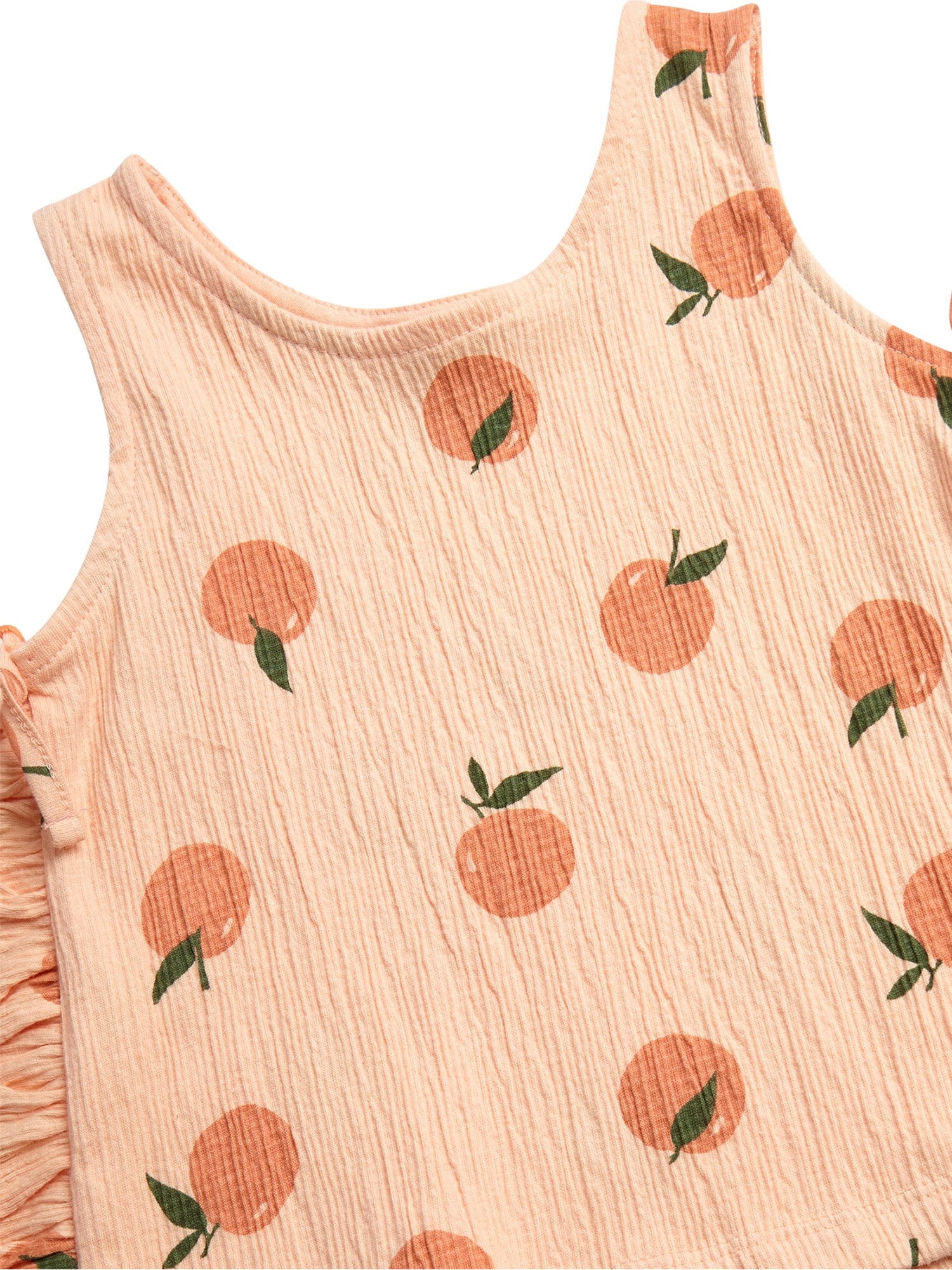 Jessica Simpson Toddler Girls' Ruffle Tank Top and Shorts Set, 2-Piece, Sizes 12M-24M