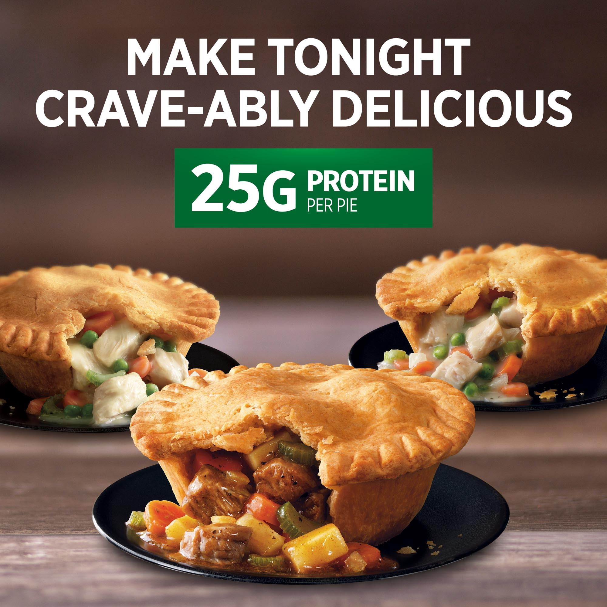Marie Callender's Beef Pot Pie, Large Size, Frozen Meal, 15 oz.