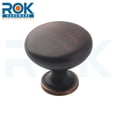thumbnail image 5 of 50 Pack Amerock  Round Oil Rubbed Bronze Cabinet Hardware Knob 1-3/16 inch Diameter, 5 of 5