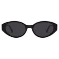 thumbnail image 3 of Gafas de Sol SOJOS Retro Ovaladas Polarizadas para Mujer UV400 Negras, 3 of 6