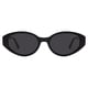 thumbnail image 3 of Gafas de Sol SOJOS Retro Ovaladas Polarizadas para Mujer UV400 Negras, 3 of 6
