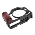 thumbnail image 1 of Camera Cage for ZV1, Video Rig Stabilizer Handle and Cold Shoe Mount, Multiple 1/4 Inch Screw Holes Non Slip Pad Photography Cage Kit, Equipped with Silicone Grip and Cable Clamp, 1 of 7