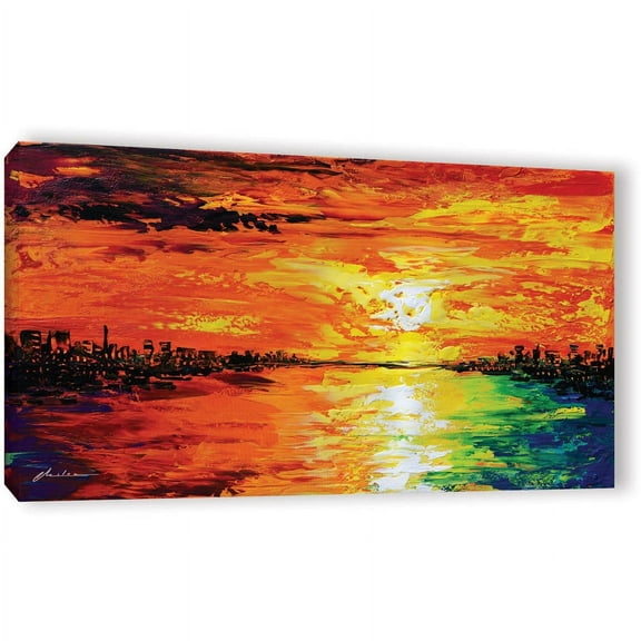 ArtWall Milen Tod "Dusk's Dawn" Gallery-wrapped Canvas