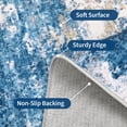 thumbnail image 5 of Garvee 5'x7' Modern Abstract Area Rug Washable Accent Carpet, Non-Slip Low Pile Indoor Mat for Living Room Bedroom Home Office, Light Blue, 5 of 8
