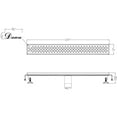 thumbnail image 2 of Dawn LRE240304 Rhone River Series Linear Shower Drain, 24-Inch, 2 of 2