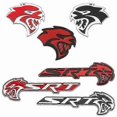 thumbnail image 2 of 3d Metal Car Emblem Rear Trunk Badge Decal Sticker For Dodge Srt Srt6 Charger Hellcat Journey Challenger Ram Journey Caravan Ram, 2 of 5