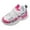 Pink, variant on Staki Girls Shoes Girls Sneakers Easy Slip-On Lightweight Running Sneakers Athletic Shoes(Blue,2.5 Big Kid)