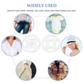 thumbnail image 3 of GETAJGHSD 100pcs Clear Snap Fasteners for Clothing, Resin Coat Snaps for Sewing, Craft Making Supplies and Accessories, 3 of 8