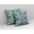 thumbnail image 2 of Amrita Sen Broadcloth Zippered Pillow With GrayBlue Finish CAPL281BrCDSZP18x18, 2 of 5