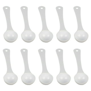 Micro Spoons 1 Gram Measuring Scoop Round Bottom w Hanging Hole 15Pcs -  White - Bed Bath & Beyond - 35771968