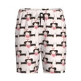 thumbnail image 6 of Daiia Dachshund And Hearts Mens Woven Stretch Pajama Short,Short Pajama Pants-X-Large, 6 of 7