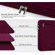 thumbnail image 3 of Funda para Laptop de 15.6" con Bolsillo Frontal, Bolsa Delgada para HP/Dell/Lenovo/Asus, Rojo Vino, 3 of 7