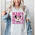 thumbnail image 2 of Moonlight Apparel Cute Mama Graphic T-Shirt for Women Casual Short Sleeve Summer Top Fun Mom Shirt Gift Minnie Inspired Style Trendy Cute Outfit, 2 of 6
