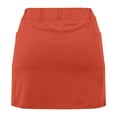 thumbnail image 3 of LEBONYARD 2025 Clearance Items under $5.00 Women's Seam-Free Comfort Yoga Skort,Women's New Color Mid-waist Skirt Pants Sports Shorts Bottoming Skirt Pants Orange L, 3 of 5