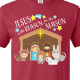 thumbnail image 4 of Inktastic Jesus is the Reason for the Season Christmas Nativity T-Shirt, 4 of 5