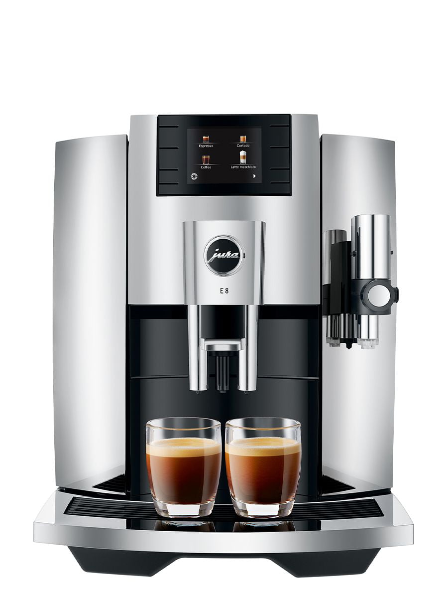 Gevoel van schuld Knipperen punt Jura E8 (NAA) Automatic Espresso Machine - (2021 Release) (Chrome) -  Walmart.com