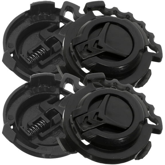 HOOWIFFY 4Pcs Electromobile Visor Clip Replacement with Sturdy Black Material