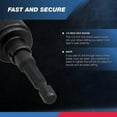 thumbnail image 3 of NEIKO 20753A Keyless Drill Chuck for Impact Driver, Chuck Conversion Adapter, 1/4” Hex Shank, Convert Cordless Screwdrivers into Power Drills in Seconds, For Round-Shank Drill Bits, No Keys Needed, 3 of 5