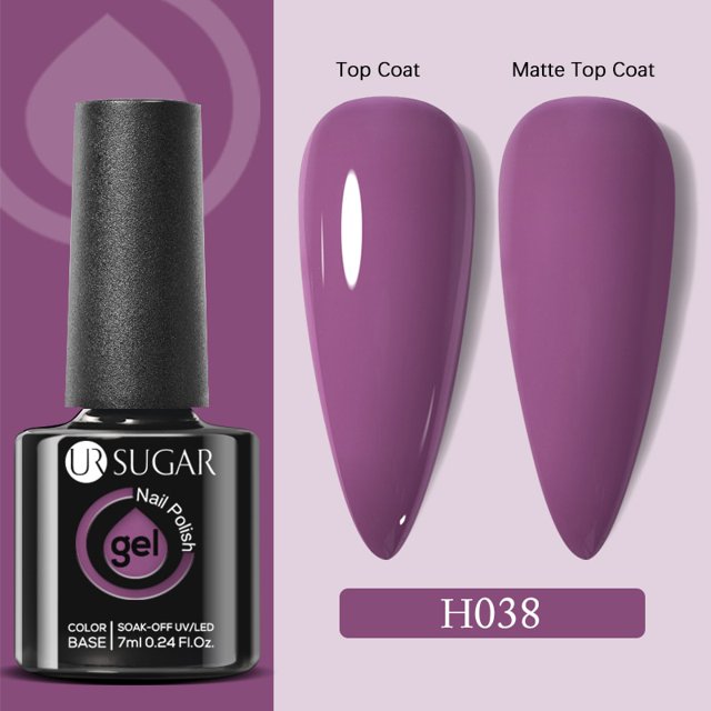 UR SUGAR 7ml botella de vidrio Color Gel esmalte de uñas semipermanente barniz Soak Off UV LED Gel barnices todo para manicura uñas arte Tan Jianjun unisex
