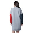 thumbnail image 2 of Women's G-III 4Her by Carl Banks Heather Gray Boston Red Sox Free Ball Long Sleeve Sneaker Dress, 2 of 2