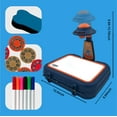 thumbnail image 6 of Drawing Projector Table With 96 Projection Patterns, Trace and Draw Projector Toy Handbag Design Smart Projection Drawing Board Early Learning Educational Toy Painting Drawing Table for Kids (Blue), 6 of 6