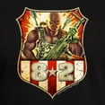 thumbnail image 3 of CafePress - G.I. Joe Road Block Men's Fitted T Shirt (Dark) - Men's Fitted T-Shirt, 3 of 4