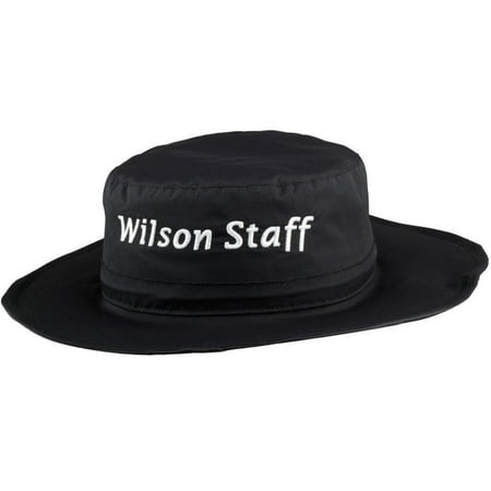 Wilson Rain Bucket Hat (Black, One Size Fits Most) Golf