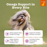 Zesty Paws Skin & Coat Bites + Salmon Oil, Bacon 90ct