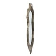 thumbnail image 2 of HomeRoots 484987 23.5 x 20 x 0.7 in. Distressed Metallic Crest Shape Wall Mounted Accent Mirror with Framed, 2 of 4