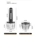 thumbnail image 2 of Wireless Electric Food Processor，4-Cup Electric Food Chopper For Meat,Onions,vegetables,Garlic,Complementary Food, Meat Chopper Blender, 2 of 5