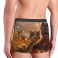 thumbnail image 5 of Daiia Cat Dog Friendship Men's Underwear Boxer Briefs, Cotton Stretch Moisture-Wicking Underwear-Small, 5 of 9