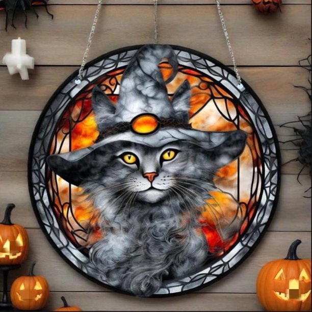 Decoraciones Colgantes De Acrílico Para Halloween Adornos Colgantes 2D Para La Ventana Del Hogar Decoraciones Colgantes Para Fiestas De Halloween