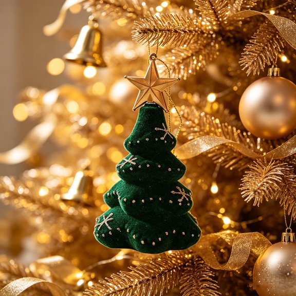 Christmas Plastic Tree Ornaments, Waterproof Festive Hanging Pendants for Indoor Holiday Tree Displays and Seasonal Home Decorations