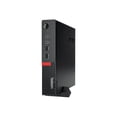 thumbnail image 2 of Lenovo ThinkCentre M710q 10MR - Tiny Pentium G4560T - RAM 4 GB - HDD 500 GB - HD Graphics 610 - Gigabit Ethernet - Win 10 Pro 64-bit - monitor: none - keyboard: US - black - TopSeller, 2 of 10