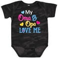 thumbnail image 3 of Inktastic My Oma and Opa Love me with Hearts Boys or Girls Baby Bodysuit, 3 of 5
