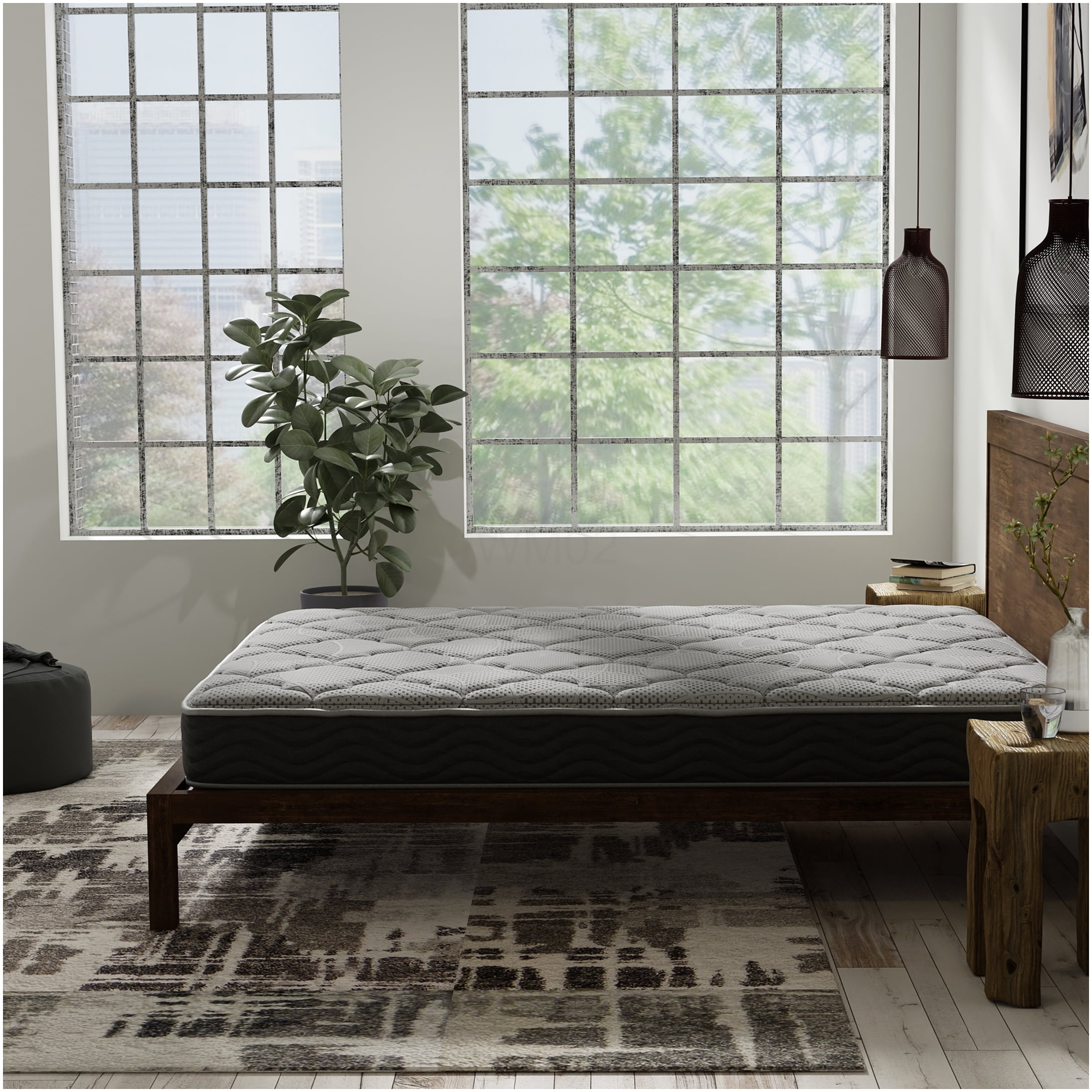 8 Inch Firm Full Size Hybrid Mattress, CertiPUR-US Certified, Cooling Gel Memory Foam, Motion Isolation, Edge Support, Breathable Cover