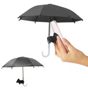 Feltree Phone Umbrella Suction Cup Stand Universal Phone Stand with Umbrella for Phone Suitable for Outdoor Mobile Phones to Sun and Rain