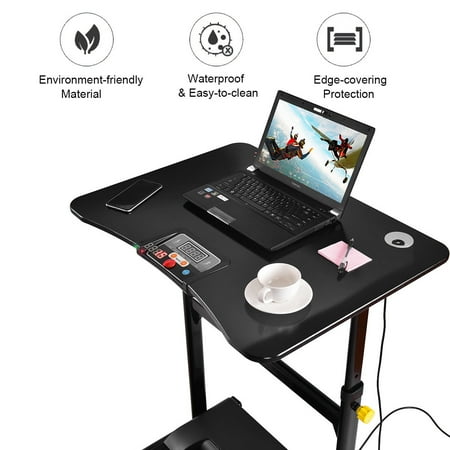 Goplus Electric Treadmill Standing Walking Desk Tabletop Work