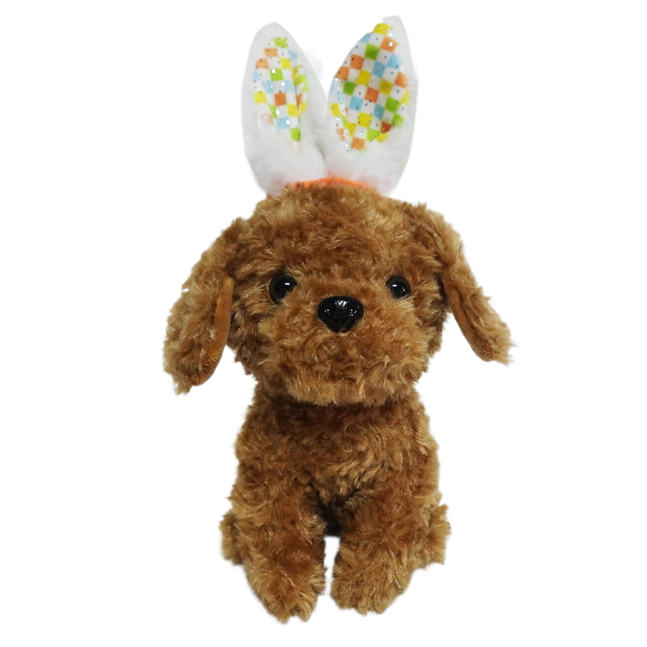Way to Celebrate Easter Small Plush Puppy Brown