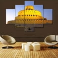 thumbnail image 4 of TISHIRON 5PCS Framed Canvas Wall Art Set,60"x40" Al Jahili Fort Canvas Art Decor, 4 of 7