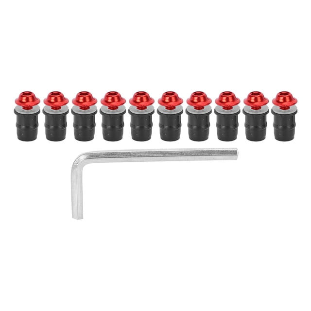 Windshield Screw Kit, Fairing Screen Universal For Motorcycle For Maintenance Workers Red,Black,Golden