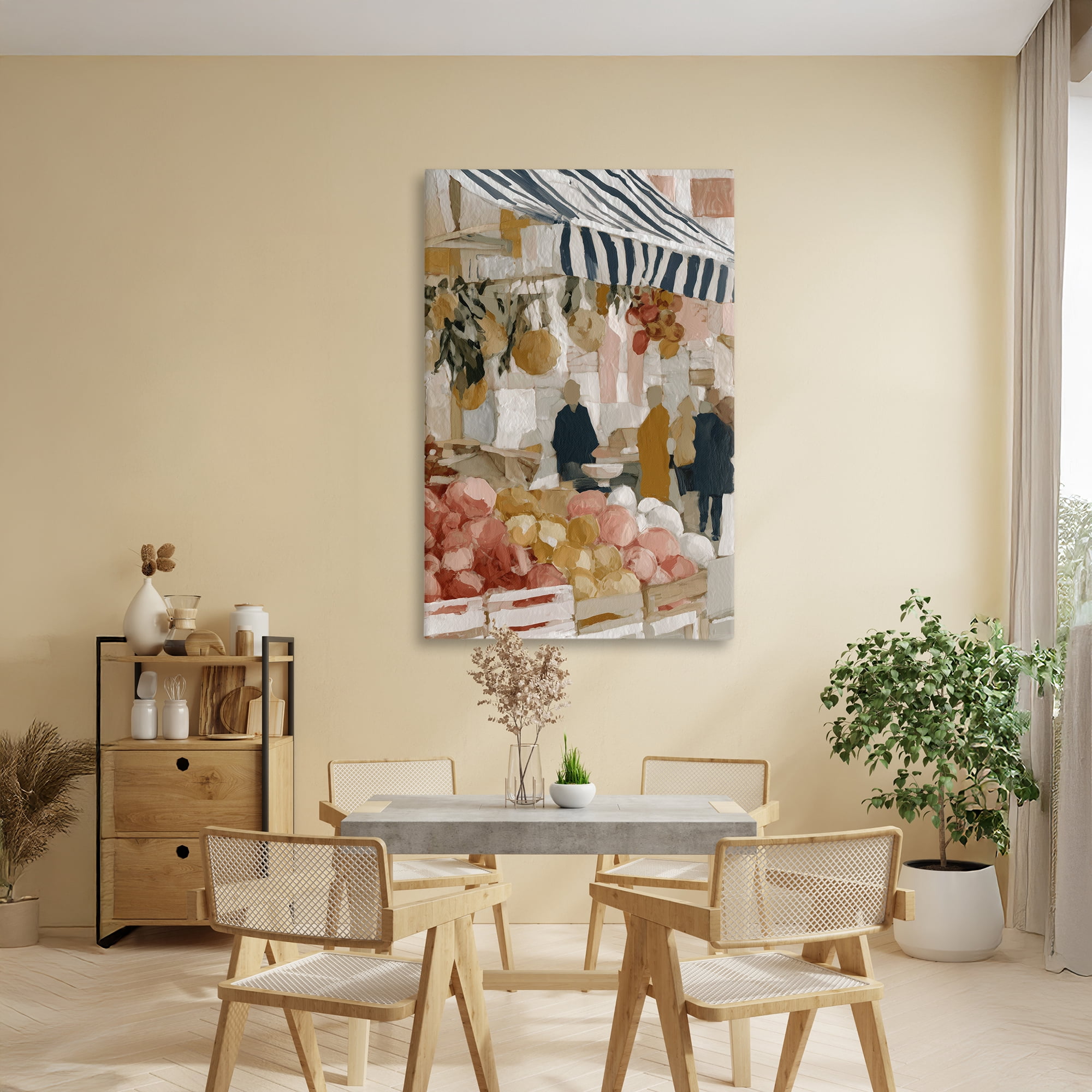 Stupell Industries Market Stall with Fresh Citrus Canvas Wall Art, design by Chromatic Storm Studio